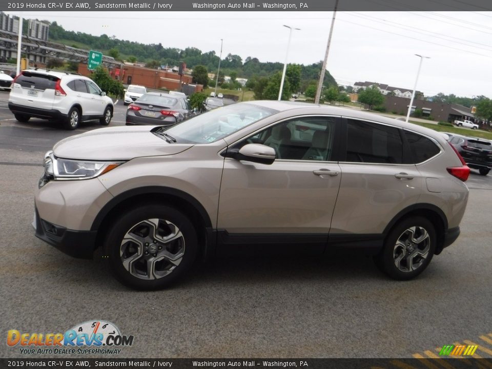 2019 Honda CR-V EX AWD Sandstorm Metallic / Ivory Photo #7