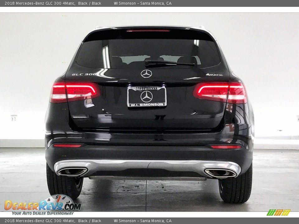 2018 Mercedes-Benz GLC 300 4Matic Black / Black Photo #3