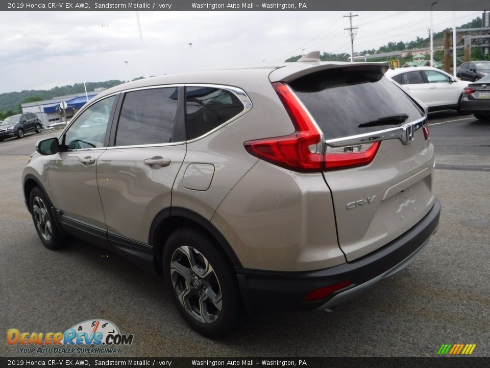 2019 Honda CR-V EX AWD Sandstorm Metallic / Ivory Photo #8