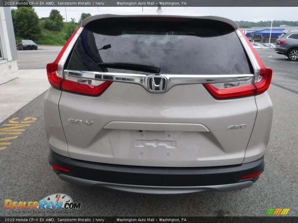 2019 Honda CR-V EX AWD Sandstorm Metallic / Ivory Photo #9