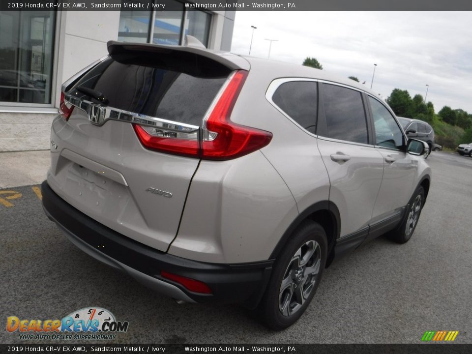 2019 Honda CR-V EX AWD Sandstorm Metallic / Ivory Photo #10