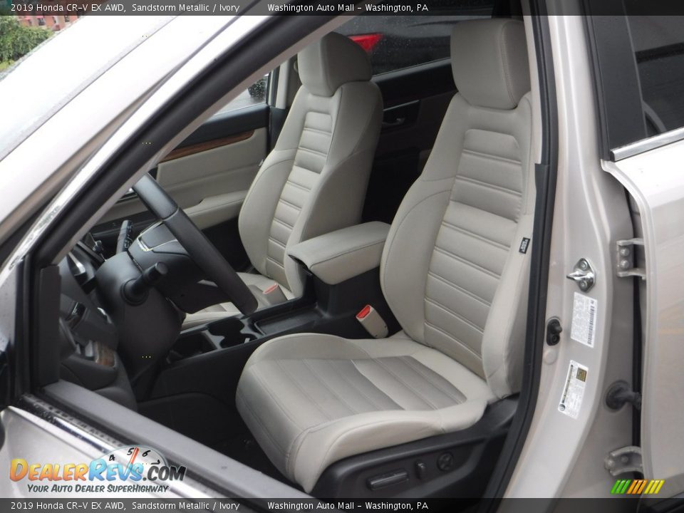 2019 Honda CR-V EX AWD Sandstorm Metallic / Ivory Photo #15