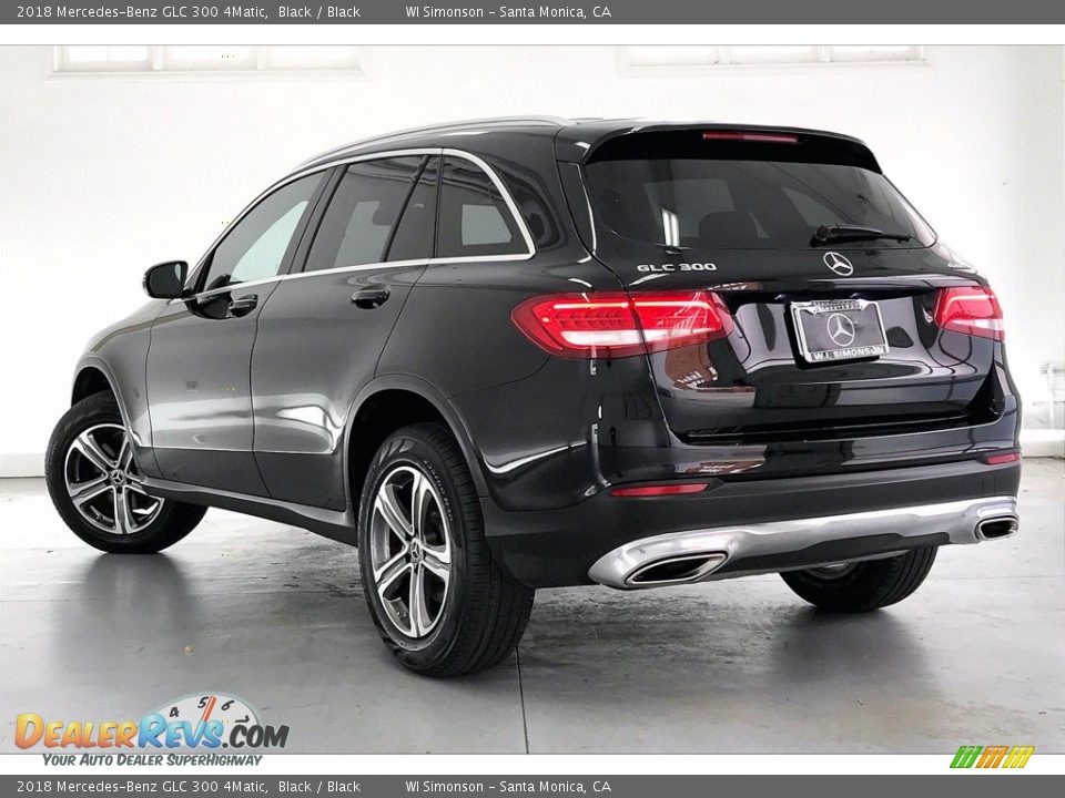 2018 Mercedes-Benz GLC 300 4Matic Black / Black Photo #10