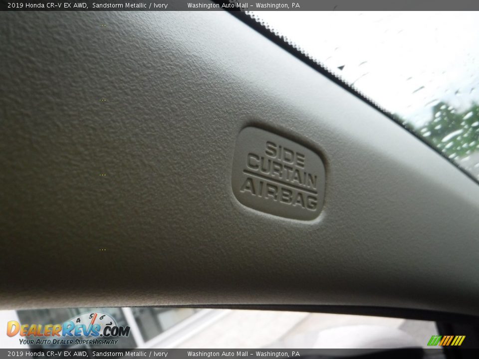 2019 Honda CR-V EX AWD Sandstorm Metallic / Ivory Photo #18