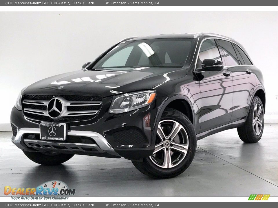 2018 Mercedes-Benz GLC 300 4Matic Black / Black Photo #12