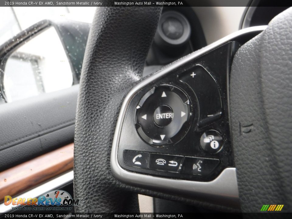 2019 Honda CR-V EX AWD Sandstorm Metallic / Ivory Photo #22