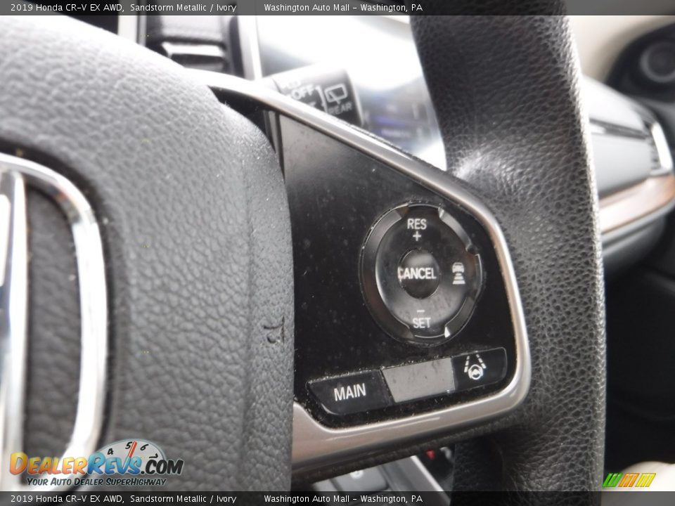2019 Honda CR-V EX AWD Sandstorm Metallic / Ivory Photo #23