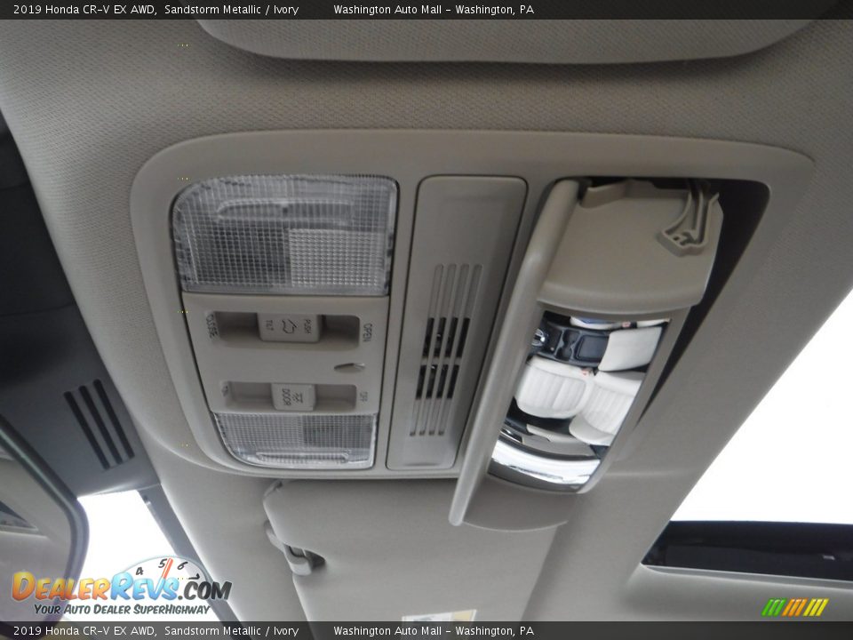 2019 Honda CR-V EX AWD Sandstorm Metallic / Ivory Photo #24