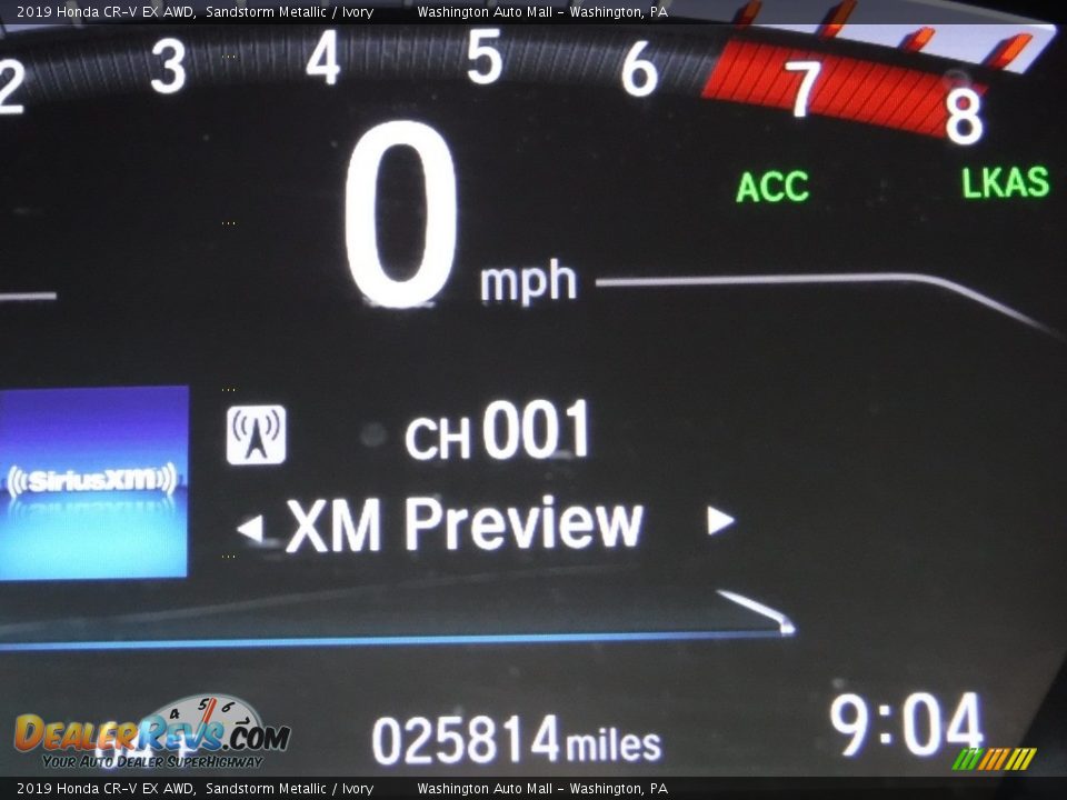 2019 Honda CR-V EX AWD Sandstorm Metallic / Ivory Photo #30