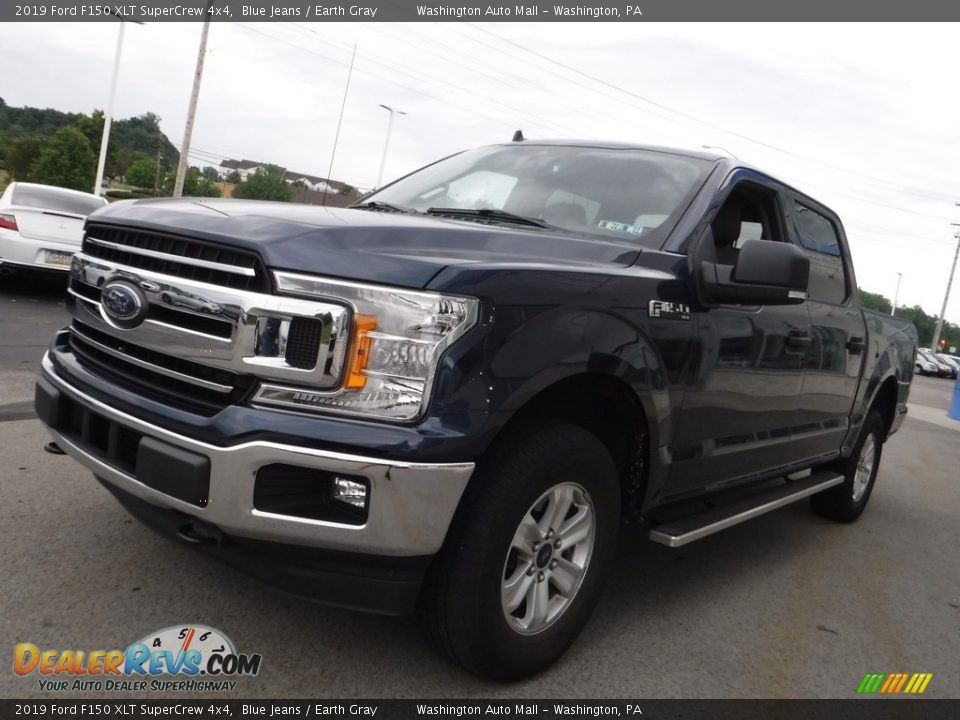 2019 Ford F150 XLT SuperCrew 4x4 Blue Jeans / Earth Gray Photo #6