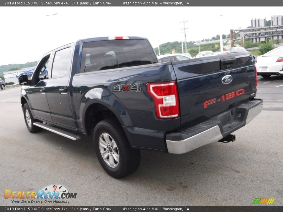 2019 Ford F150 XLT SuperCrew 4x4 Blue Jeans / Earth Gray Photo #9