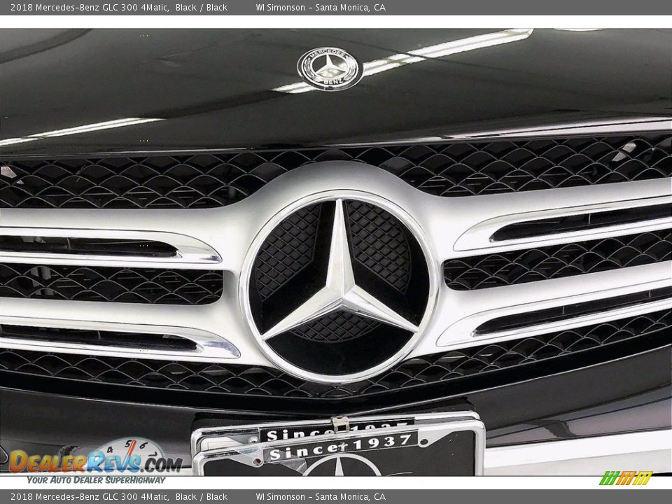 2018 Mercedes-Benz GLC 300 4Matic Black / Black Photo #30