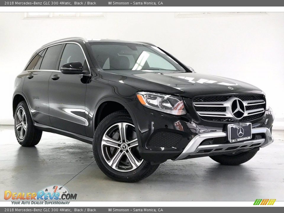 2018 Mercedes-Benz GLC 300 4Matic Black / Black Photo #34