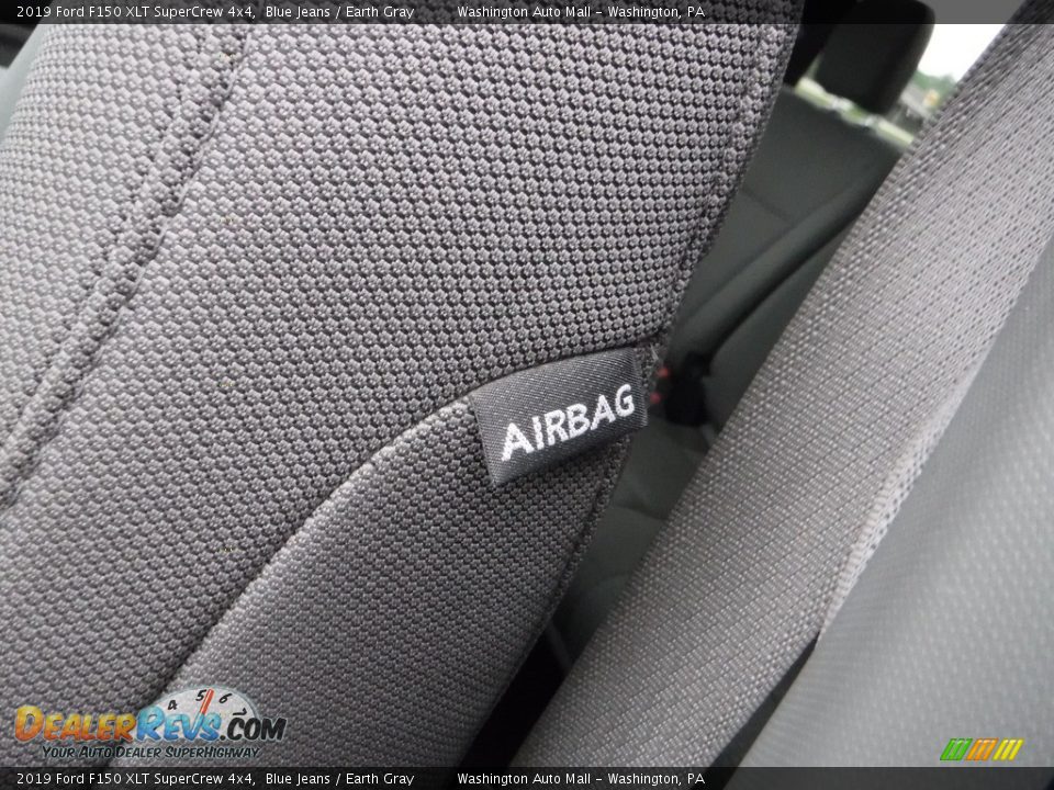 2019 Ford F150 XLT SuperCrew 4x4 Blue Jeans / Earth Gray Photo #19