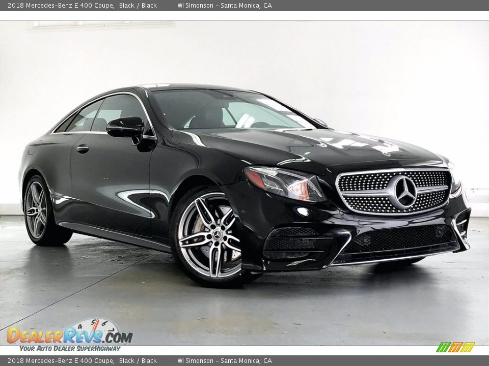 Front 3/4 View of 2018 Mercedes-Benz E 400 Coupe Photo #34