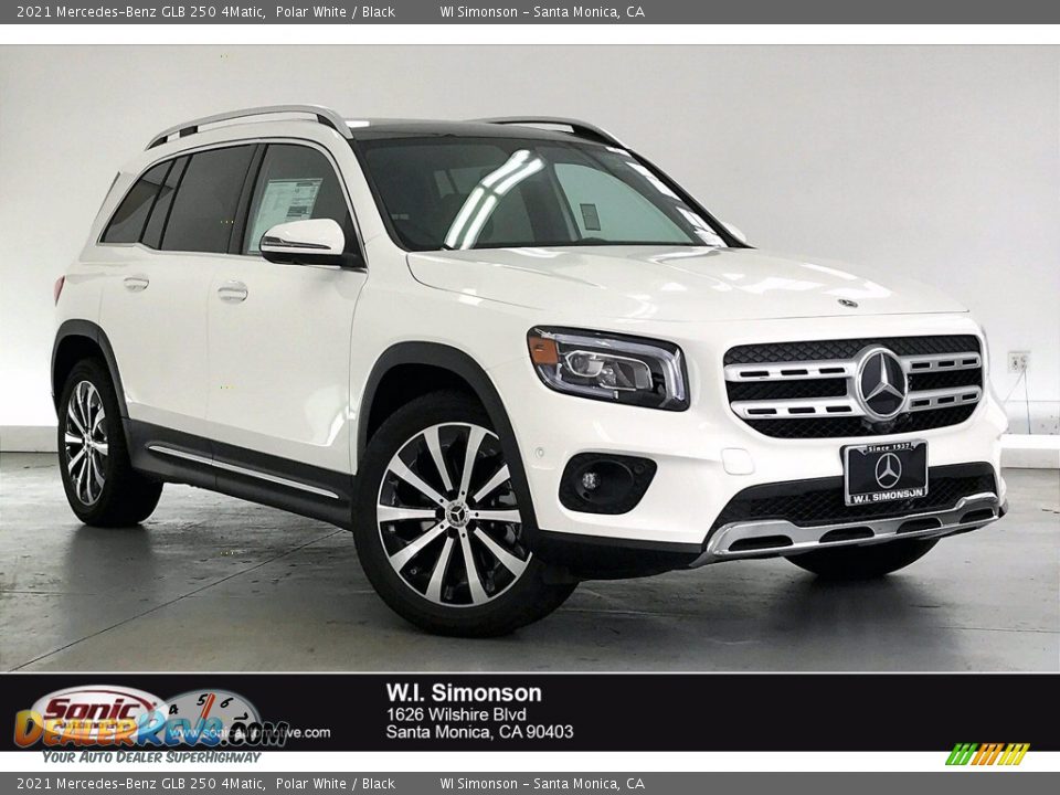 2021 Mercedes-Benz GLB 250 4Matic Polar White / Black Photo #1