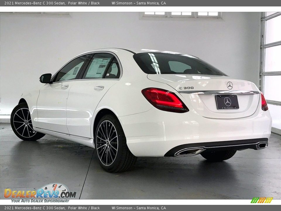 2021 Mercedes-Benz C 300 Sedan Polar White / Black Photo #2