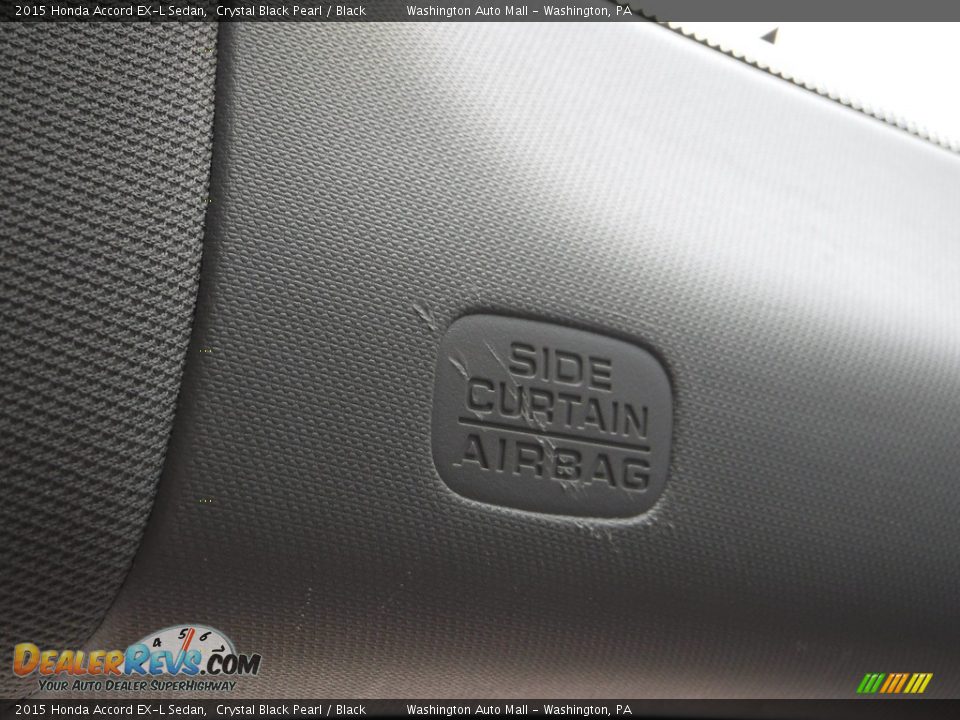 2015 Honda Accord EX-L Sedan Crystal Black Pearl / Black Photo #24