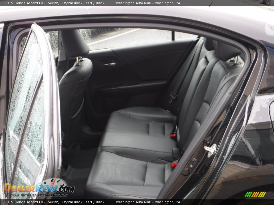2015 Honda Accord EX-L Sedan Crystal Black Pearl / Black Photo #26