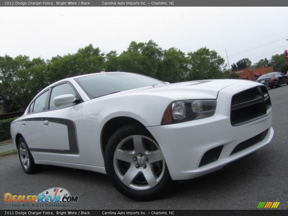 2011 Dodge Charger Police Bright White / Black Photo #1