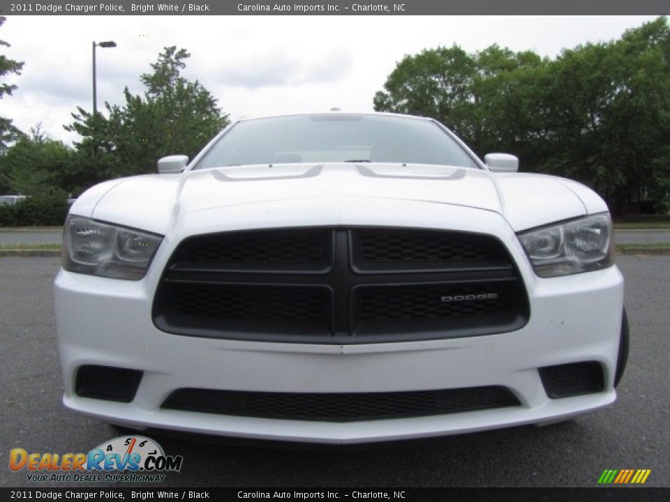 2011 Dodge Charger Police Bright White / Black Photo #4