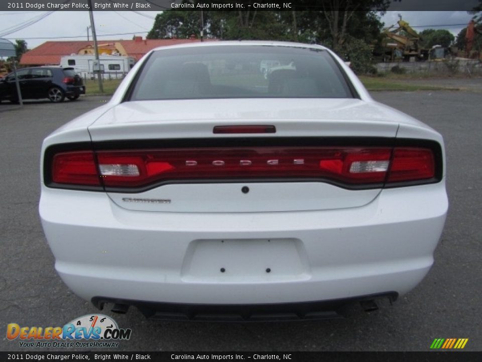 2011 Dodge Charger Police Bright White / Black Photo #9