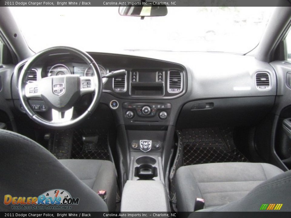 2011 Dodge Charger Police Bright White / Black Photo #13