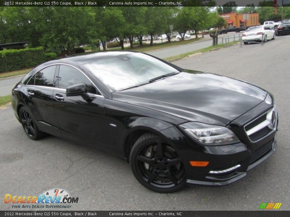 2012 Mercedes-Benz CLS 550 Coupe Black / Black Photo #3