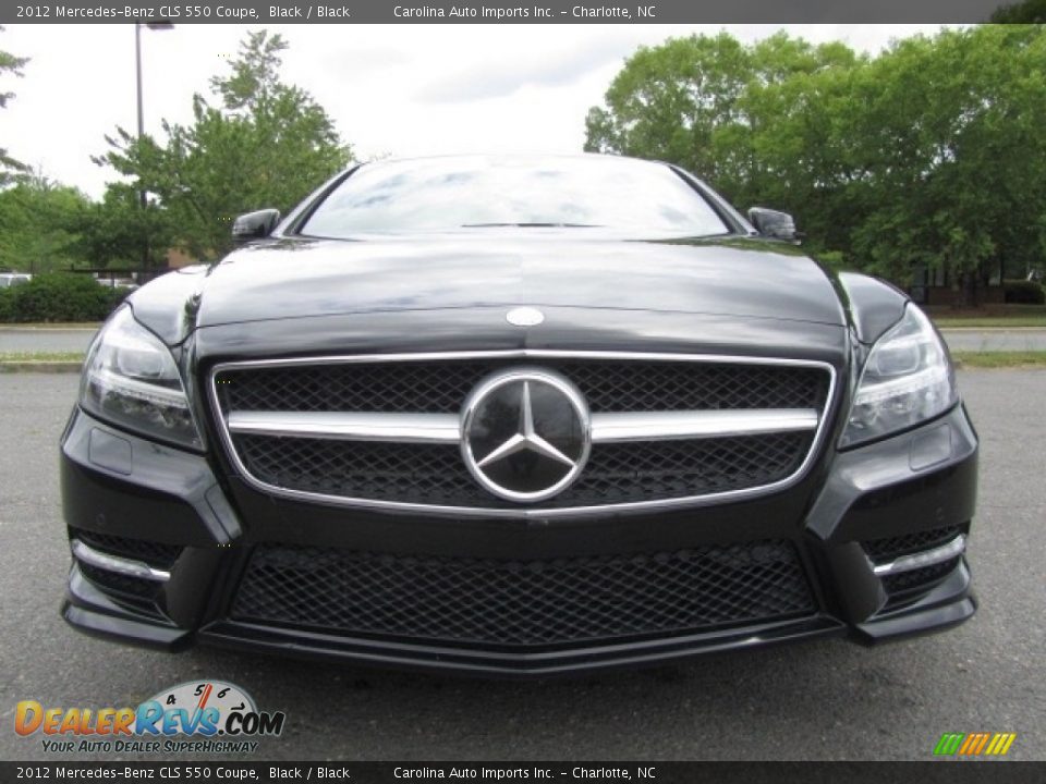 2012 Mercedes-Benz CLS 550 Coupe Black / Black Photo #4