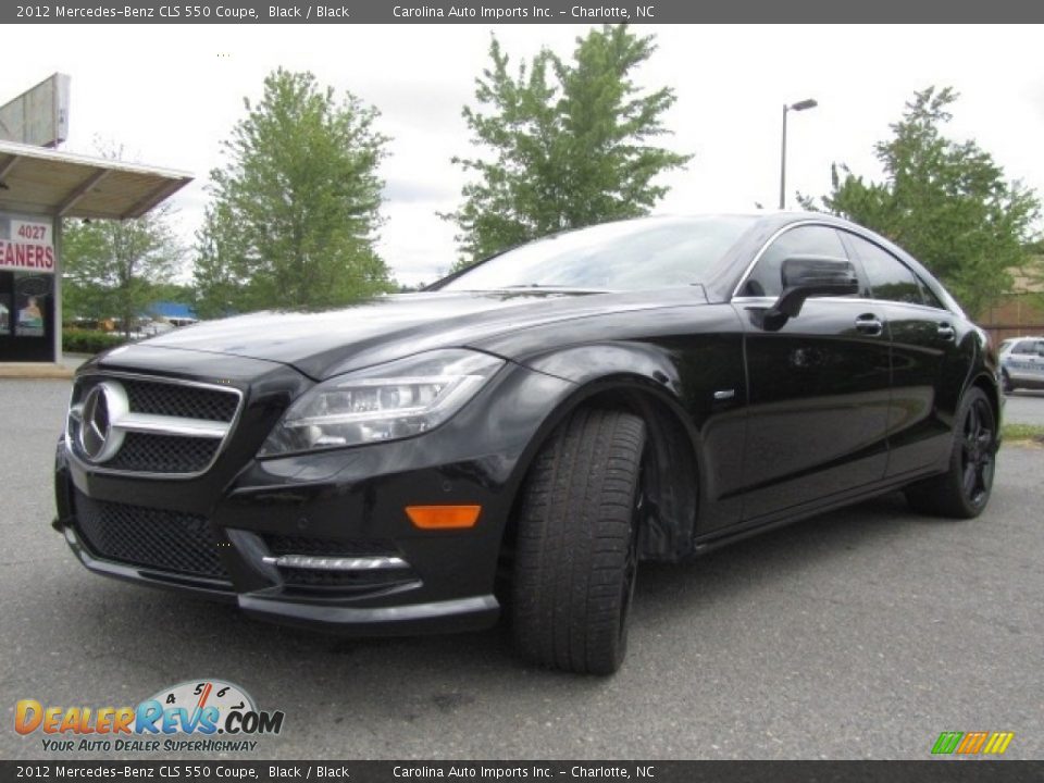 2012 Mercedes-Benz CLS 550 Coupe Black / Black Photo #6