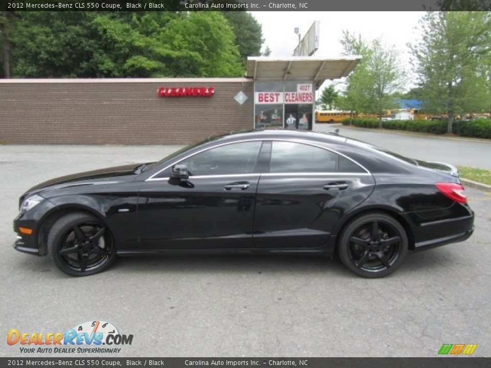 2012 Mercedes-Benz CLS 550 Coupe Black / Black Photo #7