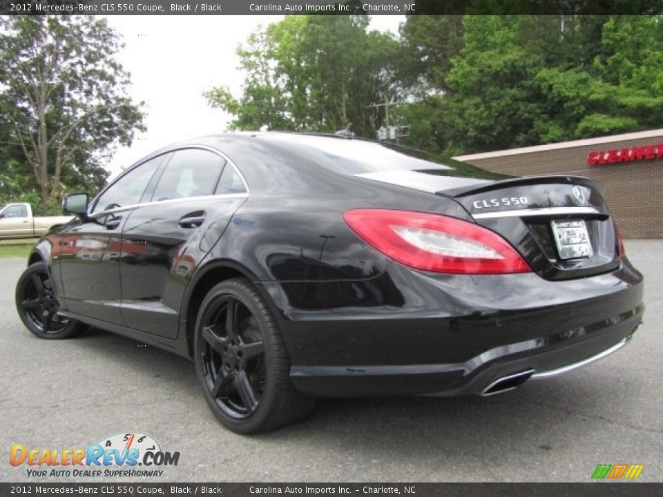 2012 Mercedes-Benz CLS 550 Coupe Black / Black Photo #8