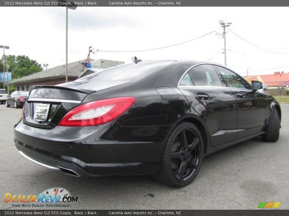 2012 Mercedes-Benz CLS 550 Coupe Black / Black Photo #10