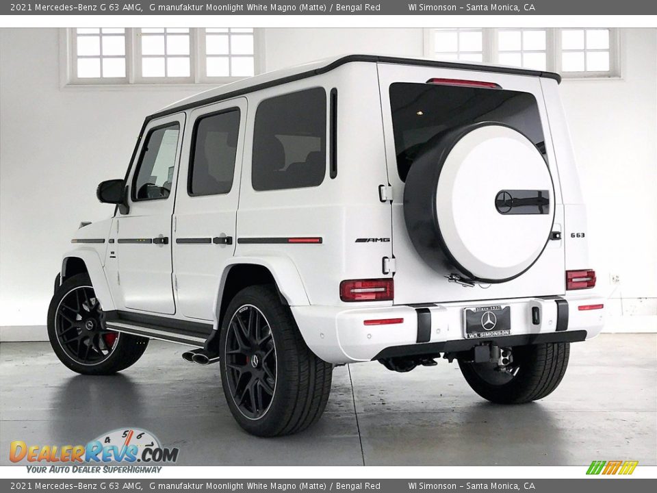 G manufaktur Moonlight White Magno (Matte) 2021 Mercedes-Benz G 63 AMG Photo #2