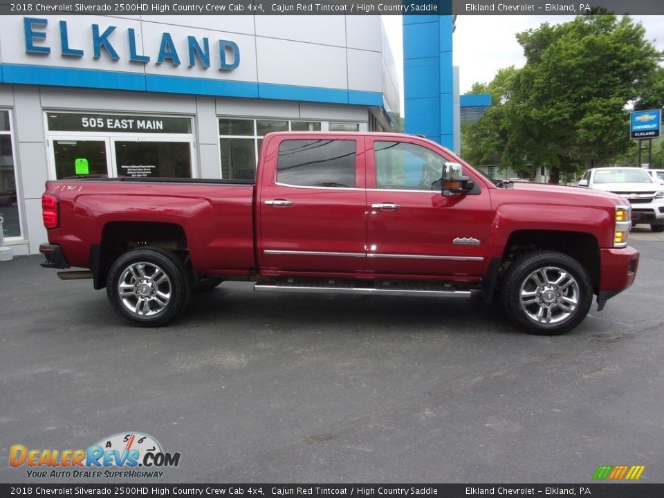 2018 Chevrolet Silverado 2500HD High Country Crew Cab 4x4 Cajun Red Tintcoat / High Country Saddle Photo #2