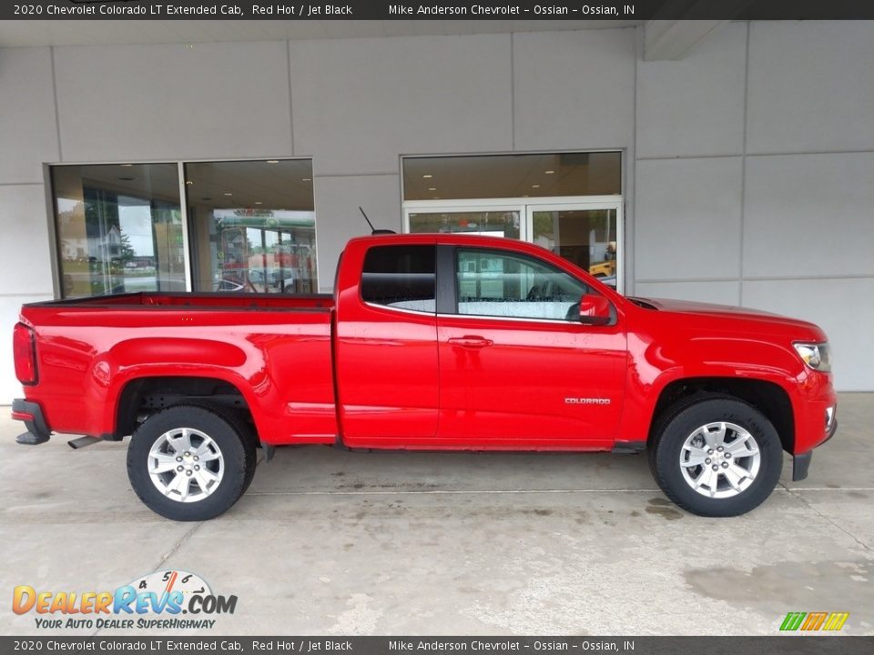2020 Chevrolet Colorado LT Extended Cab Red Hot / Jet Black Photo #3