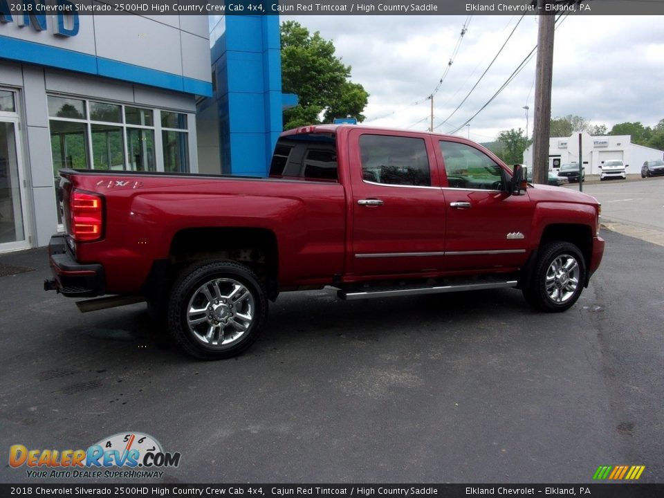 2018 Chevrolet Silverado 2500HD High Country Crew Cab 4x4 Cajun Red Tintcoat / High Country Saddle Photo #3