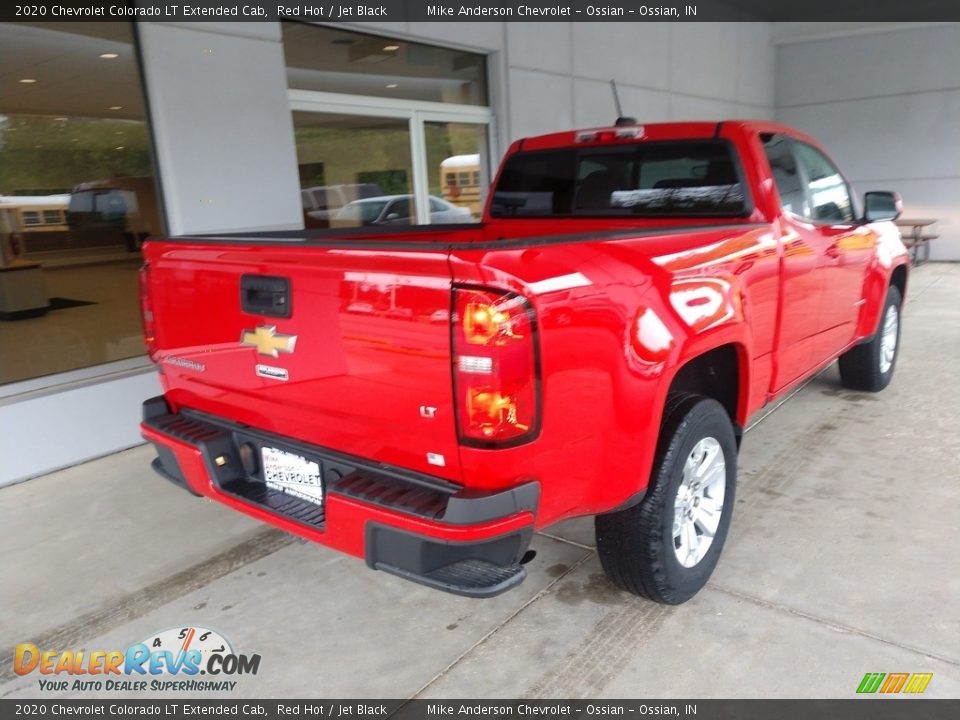 2020 Chevrolet Colorado LT Extended Cab Red Hot / Jet Black Photo #4