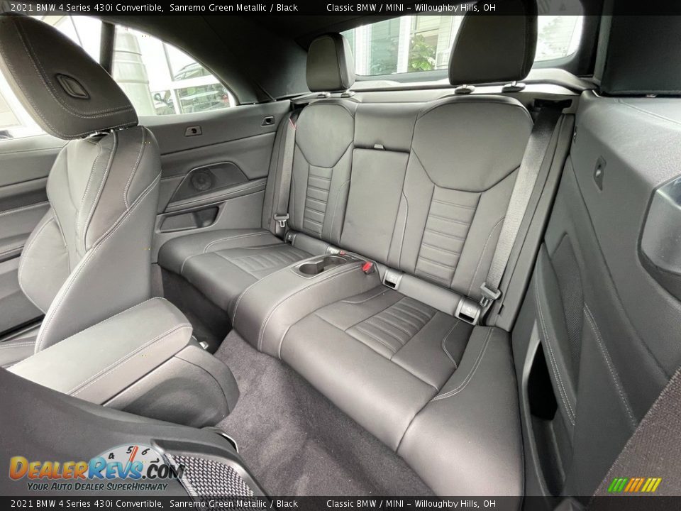 Rear Seat of 2021 BMW 4 Series 430i Convertible Photo #5