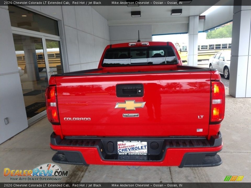 2020 Chevrolet Colorado LT Extended Cab Red Hot / Jet Black Photo #5