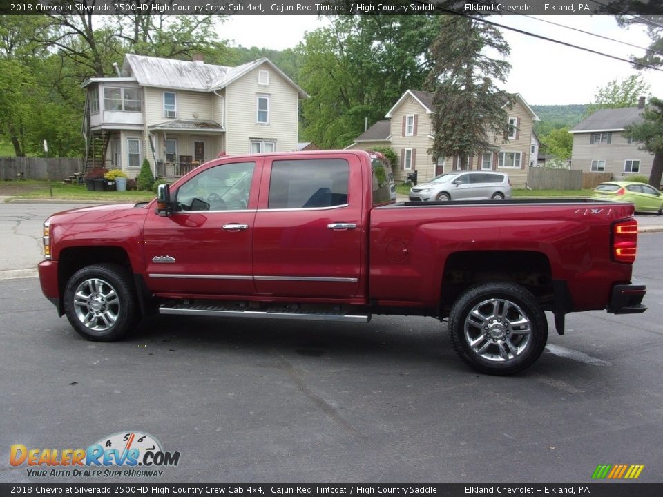 2018 Chevrolet Silverado 2500HD High Country Crew Cab 4x4 Cajun Red Tintcoat / High Country Saddle Photo #5