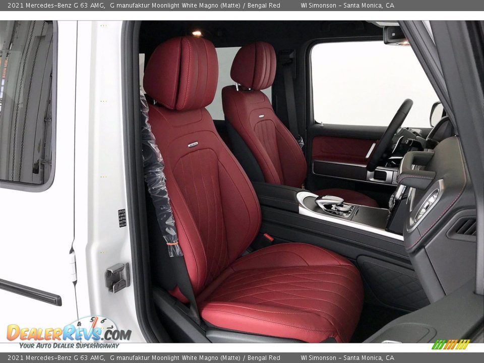 Bengal Red Interior - 2021 Mercedes-Benz G 63 AMG Photo #5