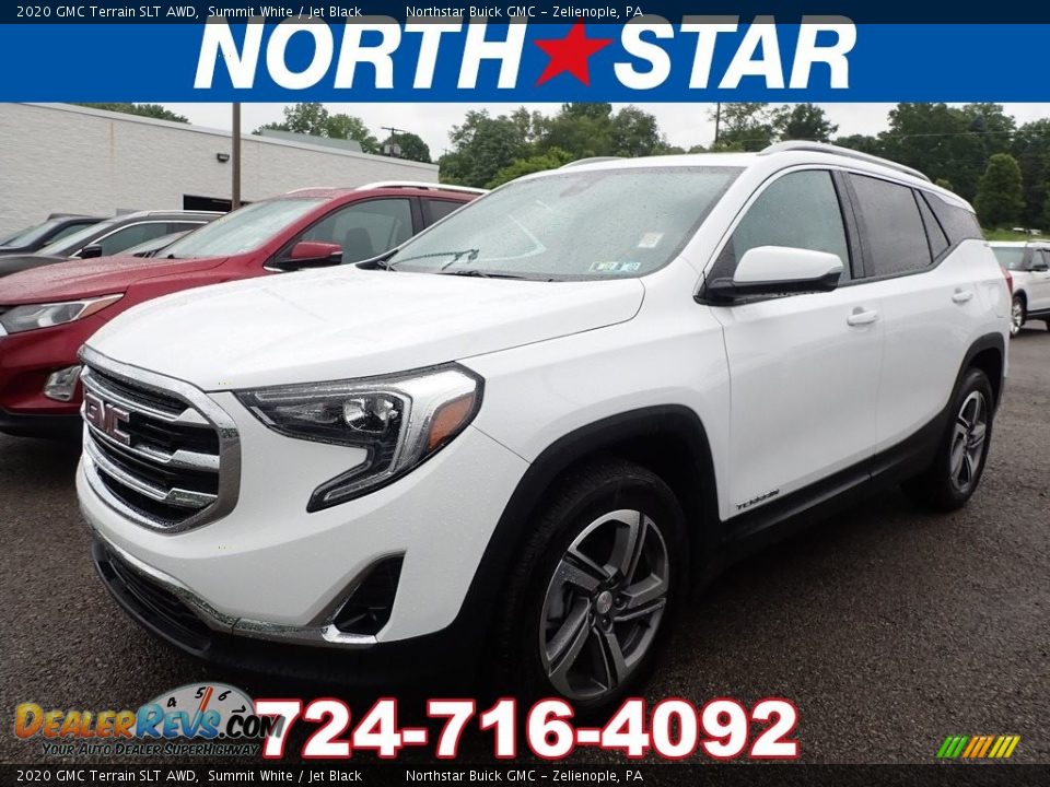 2020 GMC Terrain SLT AWD Summit White / Jet Black Photo #1