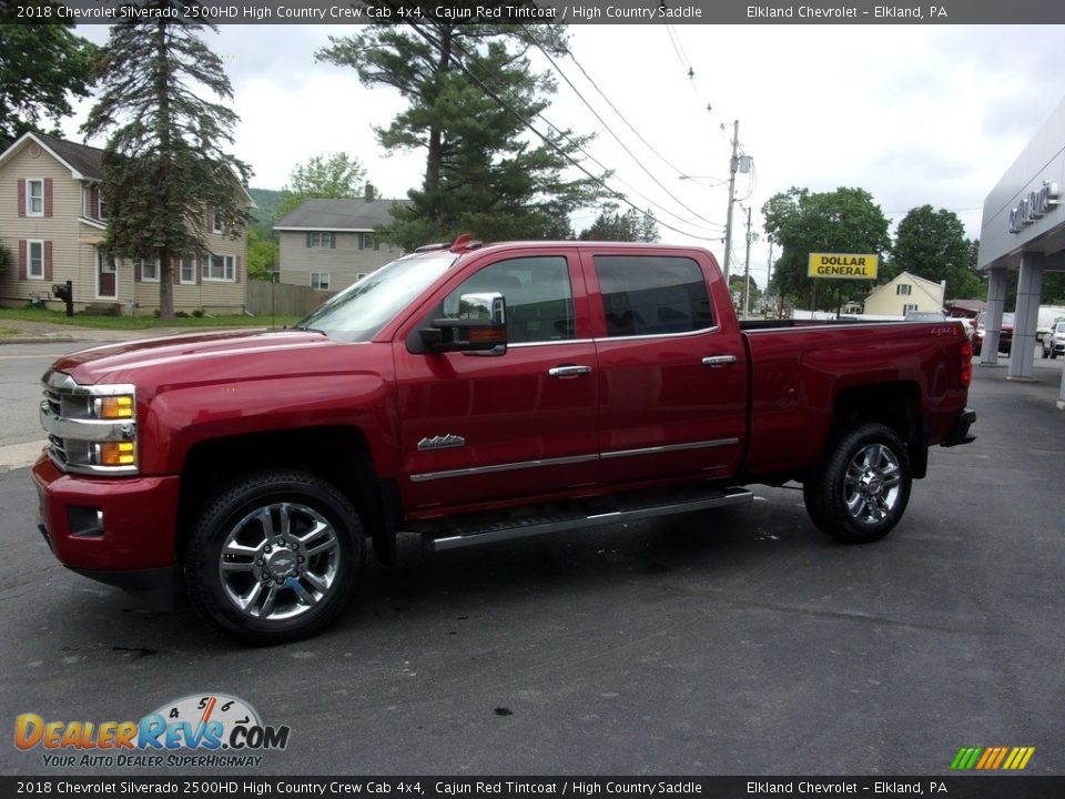 2018 Chevrolet Silverado 2500HD High Country Crew Cab 4x4 Cajun Red Tintcoat / High Country Saddle Photo #6