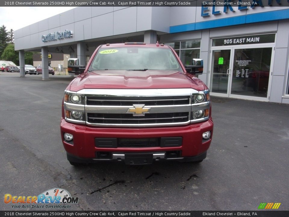 2018 Chevrolet Silverado 2500HD High Country Crew Cab 4x4 Cajun Red Tintcoat / High Country Saddle Photo #7