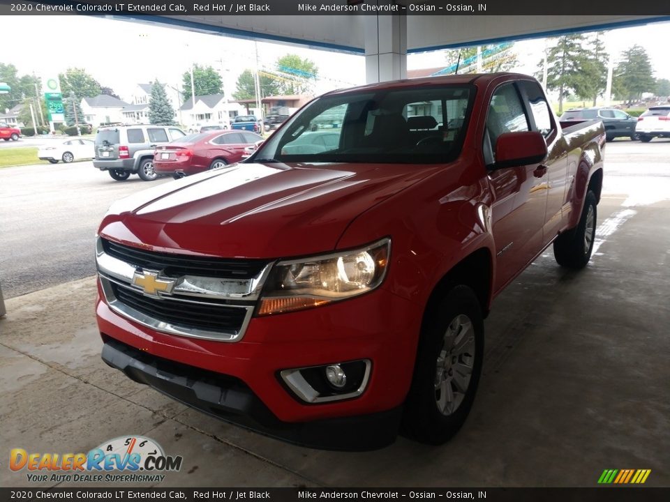 2020 Chevrolet Colorado LT Extended Cab Red Hot / Jet Black Photo #8