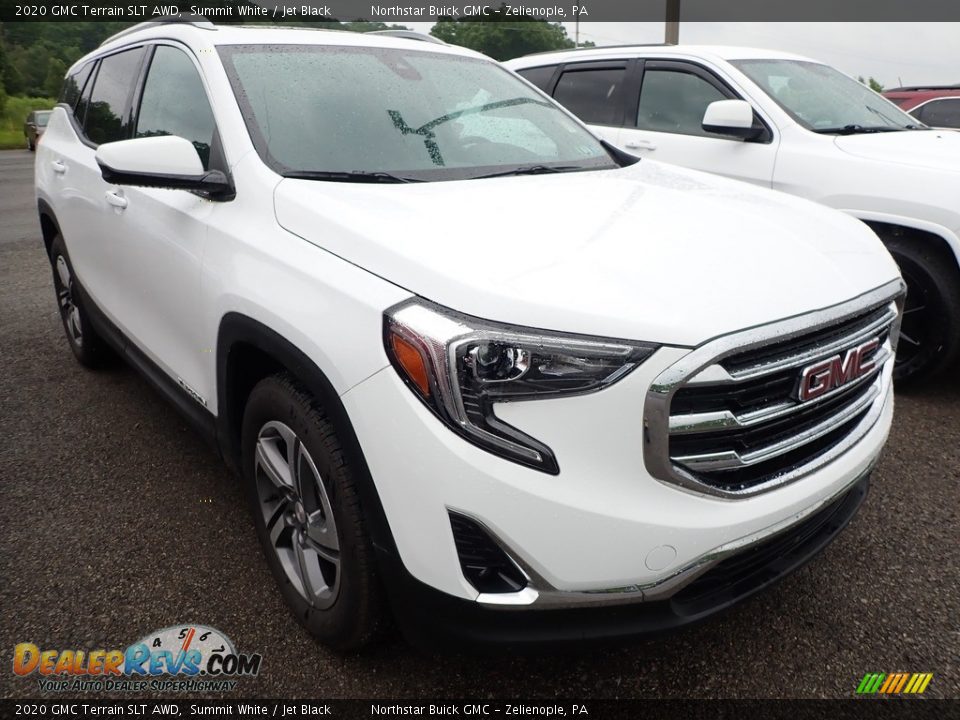 2020 GMC Terrain SLT AWD Summit White / Jet Black Photo #4