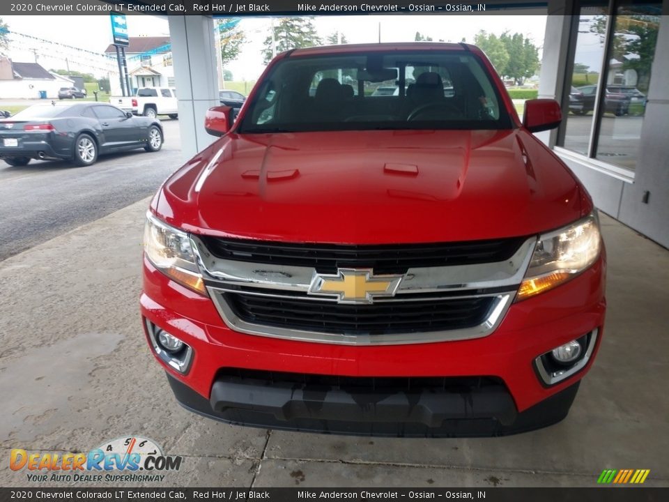 2020 Chevrolet Colorado LT Extended Cab Red Hot / Jet Black Photo #9