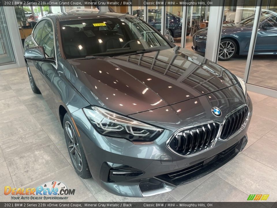 2021 BMW 2 Series 228i xDrive Grand Coupe Mineral Gray Metallic / Black Photo #1