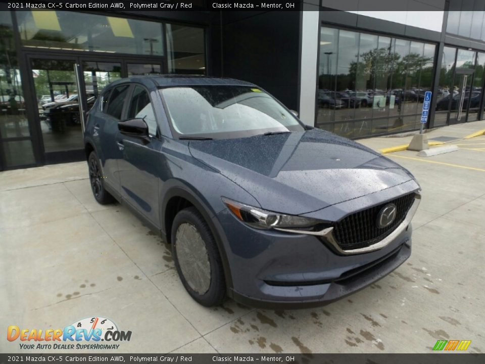 Front 3/4 View of 2021 Mazda CX-5 Carbon Edition AWD Photo #1